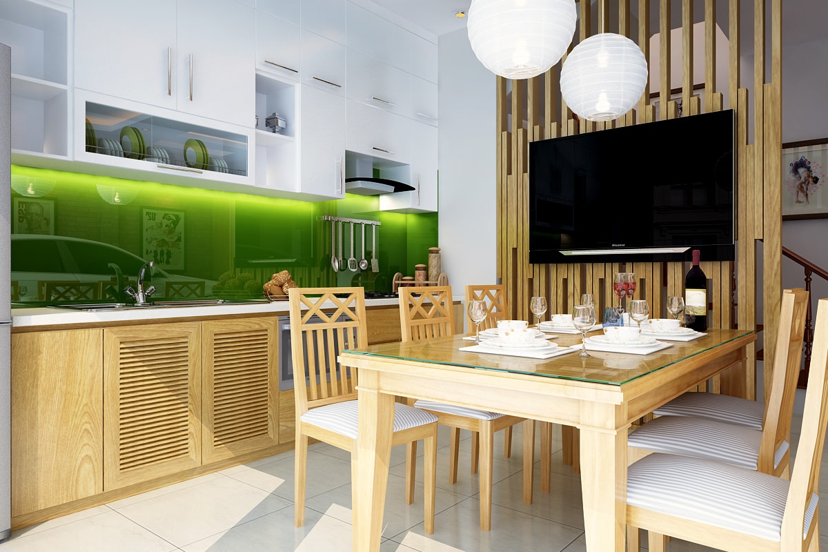 Thiết kế thi công tủ bếp tại tp vinh nghệ an tb02
