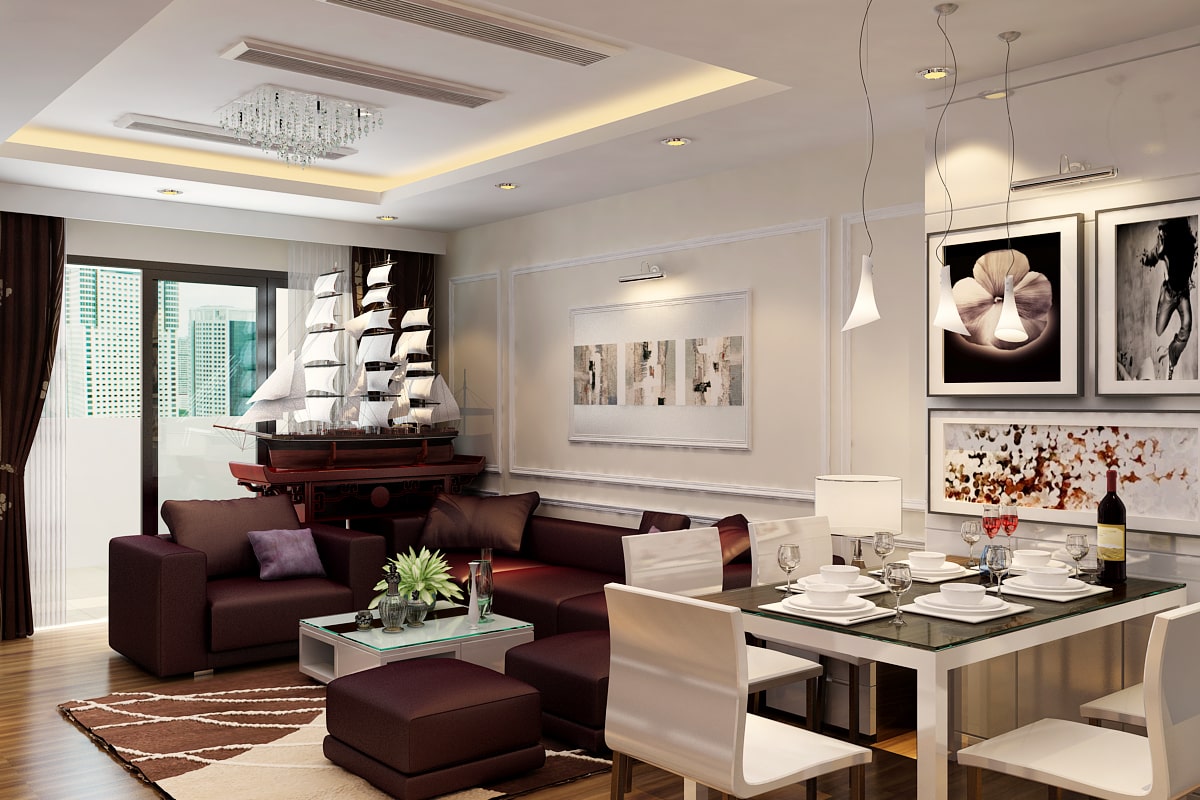 Thiết kế thi công nội thất chung cư Arita thành phố Vinh